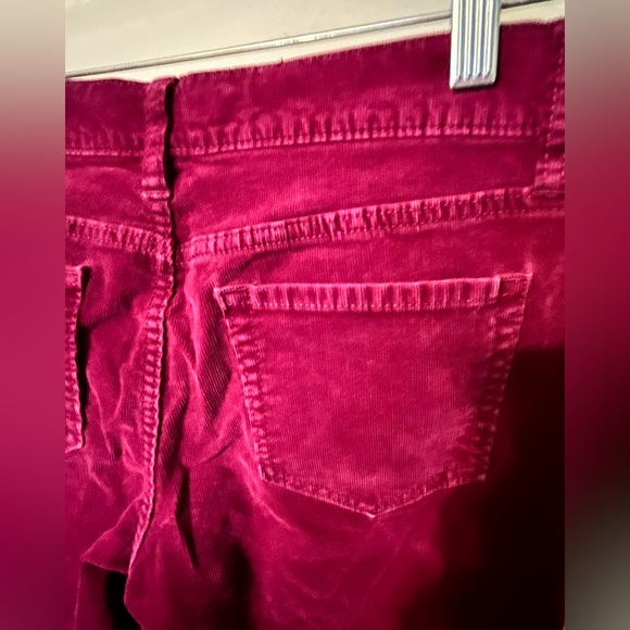 Old Navy The Sweetheart Maroon Corduroy Pants Sz 4 Boot cut - Picture 7 of 9